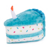 ZippyPaws Birthday Cake Squeaker Toy Blue