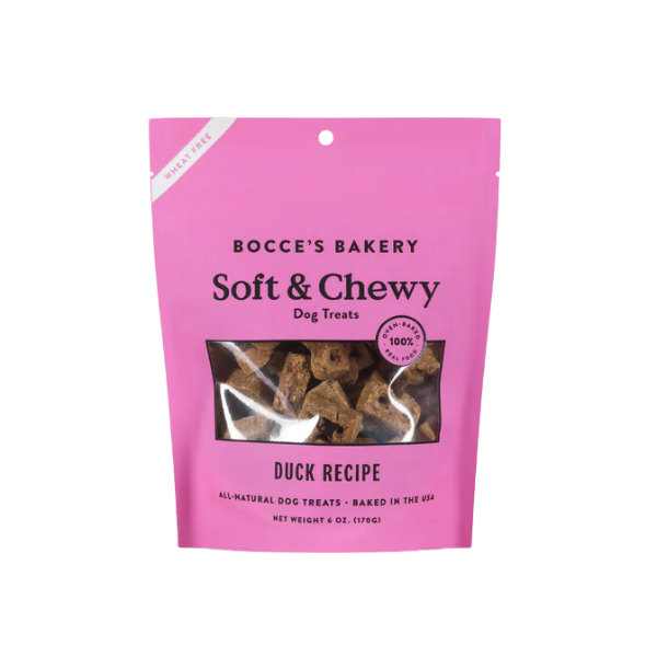 Bocce's Bakery Duck Soft and Chewy Treats - 6 oz