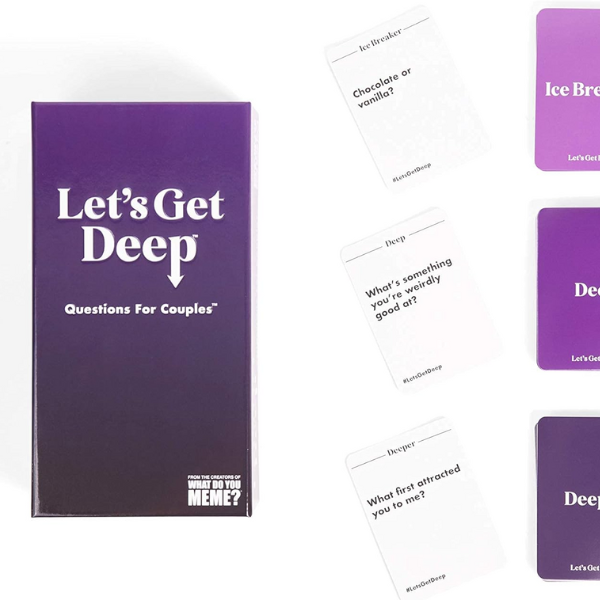 Let's Get Deep Card Game - Questions for Couples