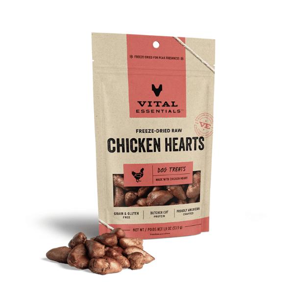 Vital Essentials Freeze-Dried Chicken Hearts