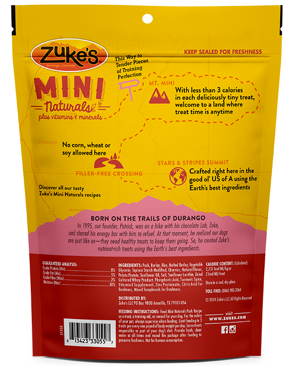 Zuke's Mini Naturals Pork - 6 oz