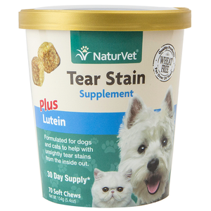 NaturVet Tear Stain Supplement with Lutein