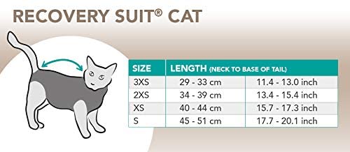 Suitical Recovery Suit for Cats - Black Camo