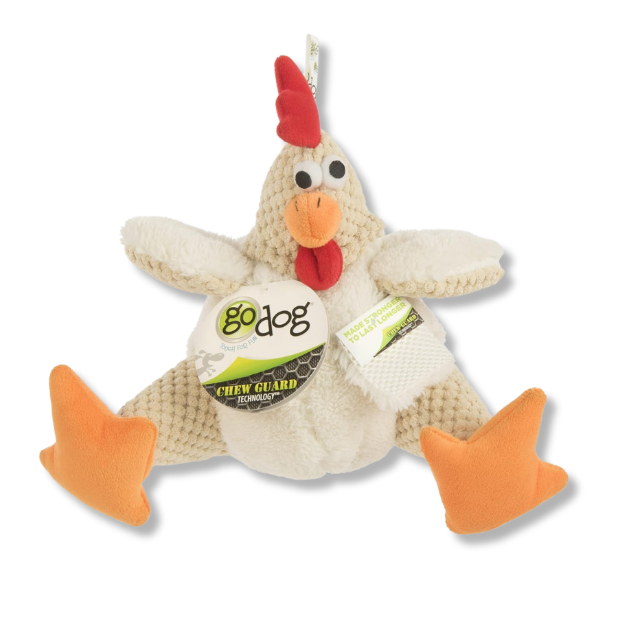 GoDog Checkers Chew Guard Fat Rooster - Large