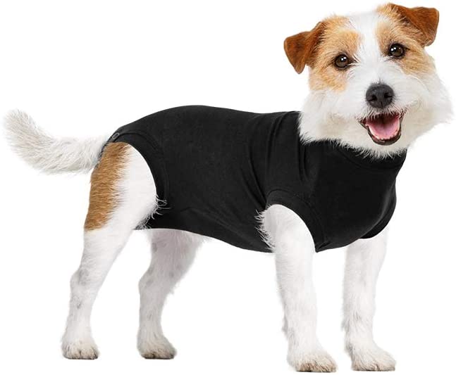 Suitical Recovery Suit for Dogs - Black