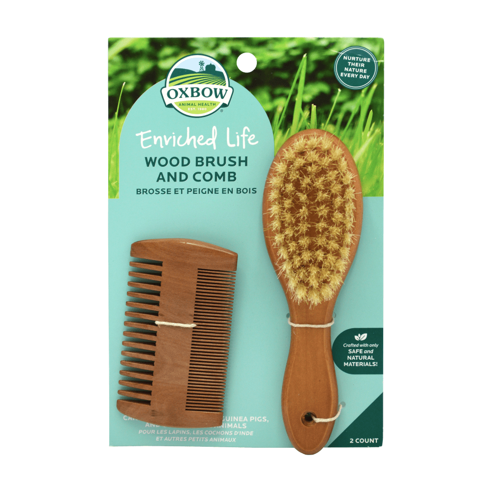 OXBOW Wood Brush and Comb