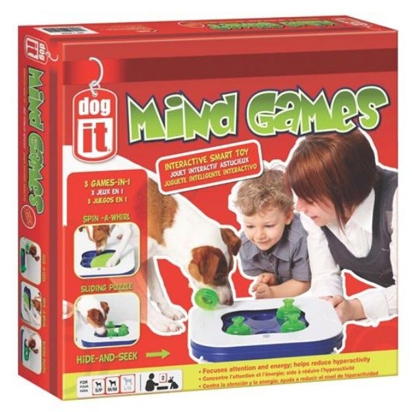 DogIt Mind Games 3-in-1 Interactive Puzzle