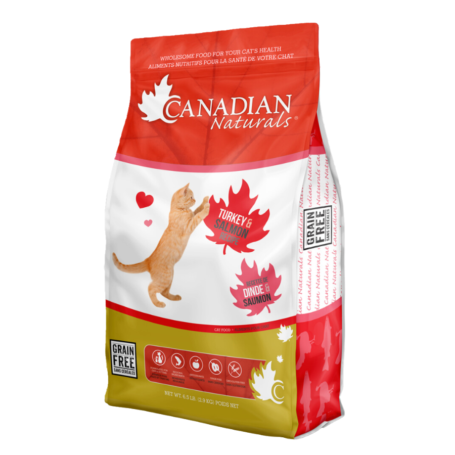 Canadian Naturals Turkey and Salmon Cat Food - 3 lbs