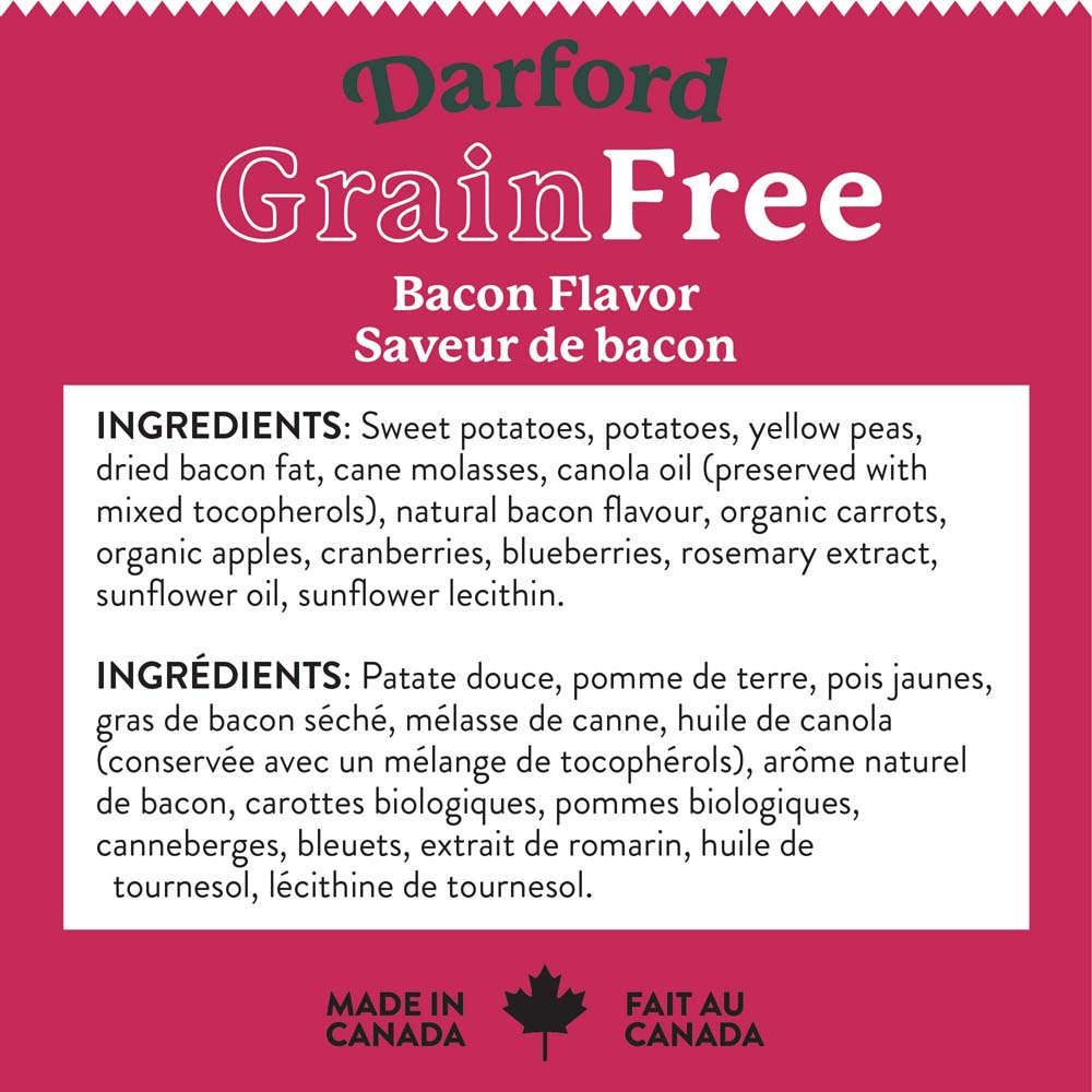 Darford Bacon Flavour Grain-Free Biscuits - 15 lbs