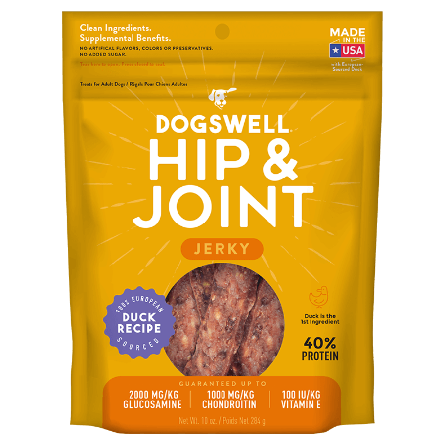 Dogswell Jerky Grain-Free Hip and Joint Duck - 10 oz