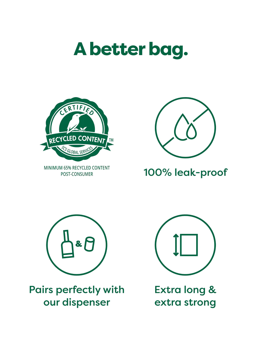 Earth Rated Poop Bags Single Roll - 15 Bags