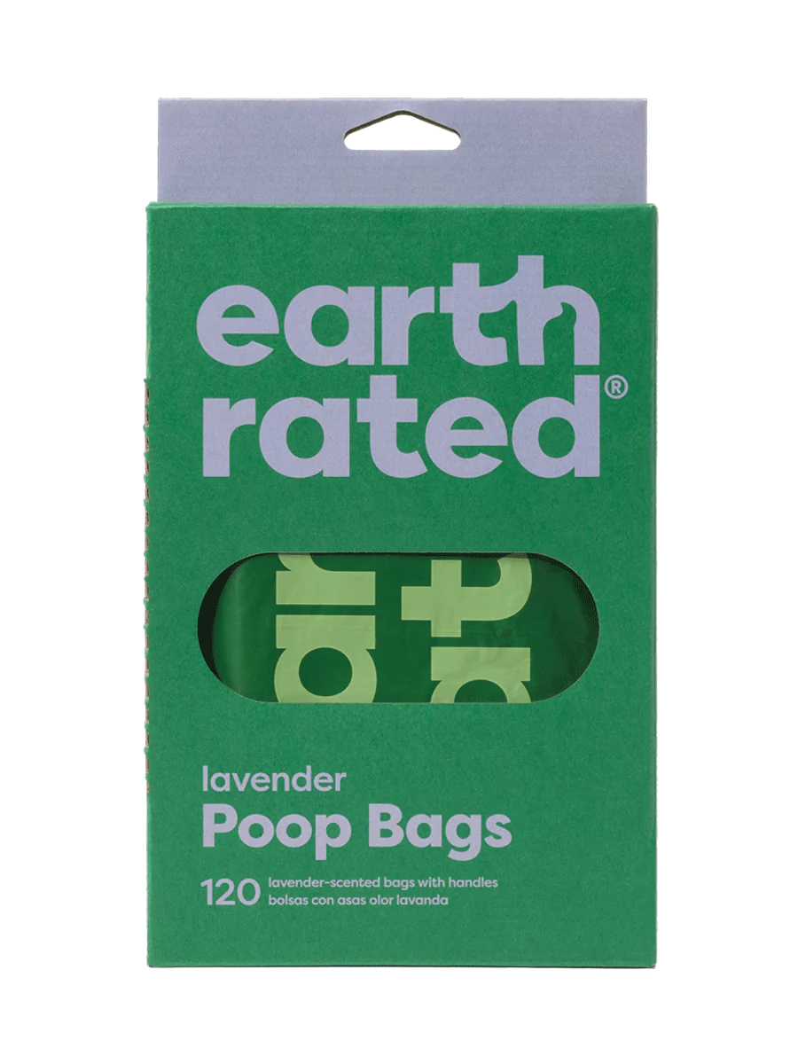 Earth Rated Handle Poop Bags Lavender