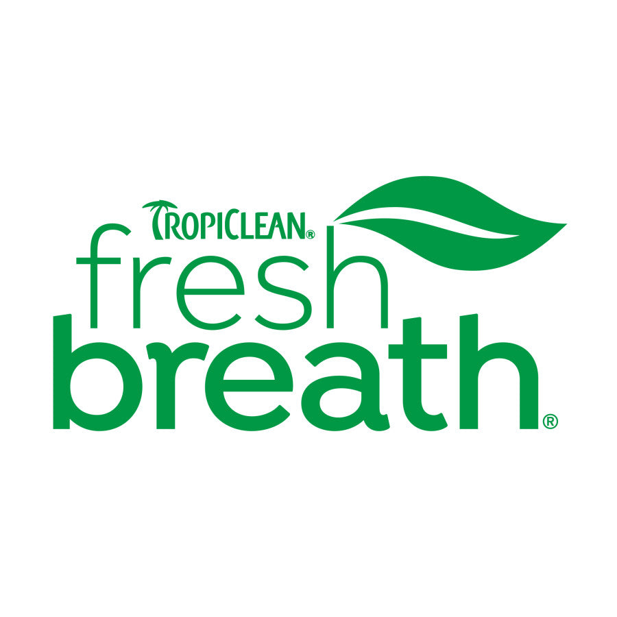 TropiClean Fresh Breath Dental Health Solution Advanced Whitening - 1 L