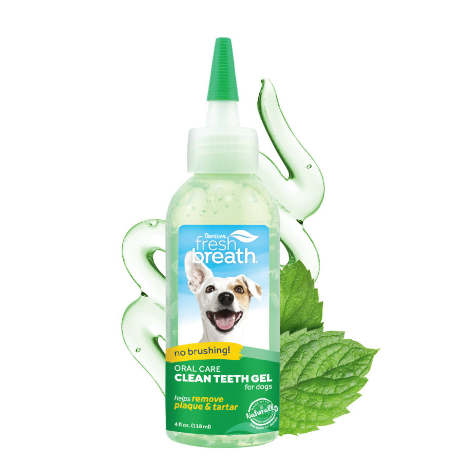 TropiClean Fresh Breath Clean Teeth Gel - 4 oz