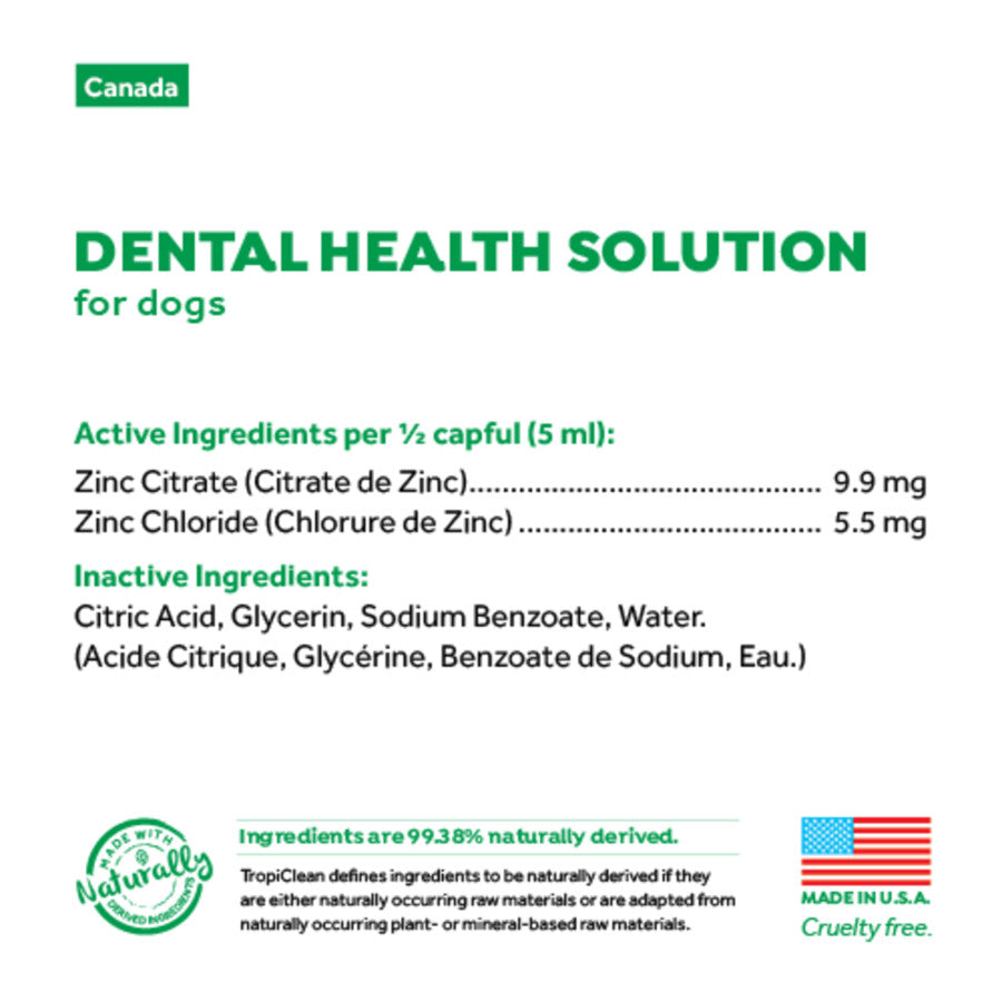 TropiClean Fresh Breath Dental Health Solution