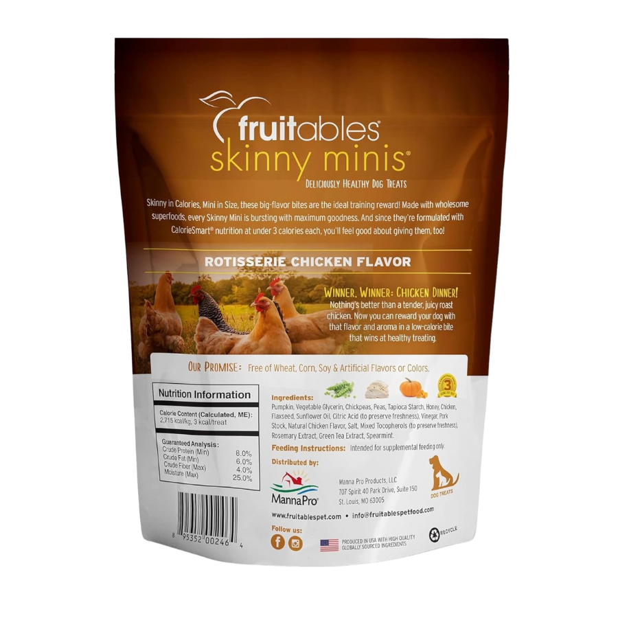 Fruitables Skinny Minis Chicken Chewy