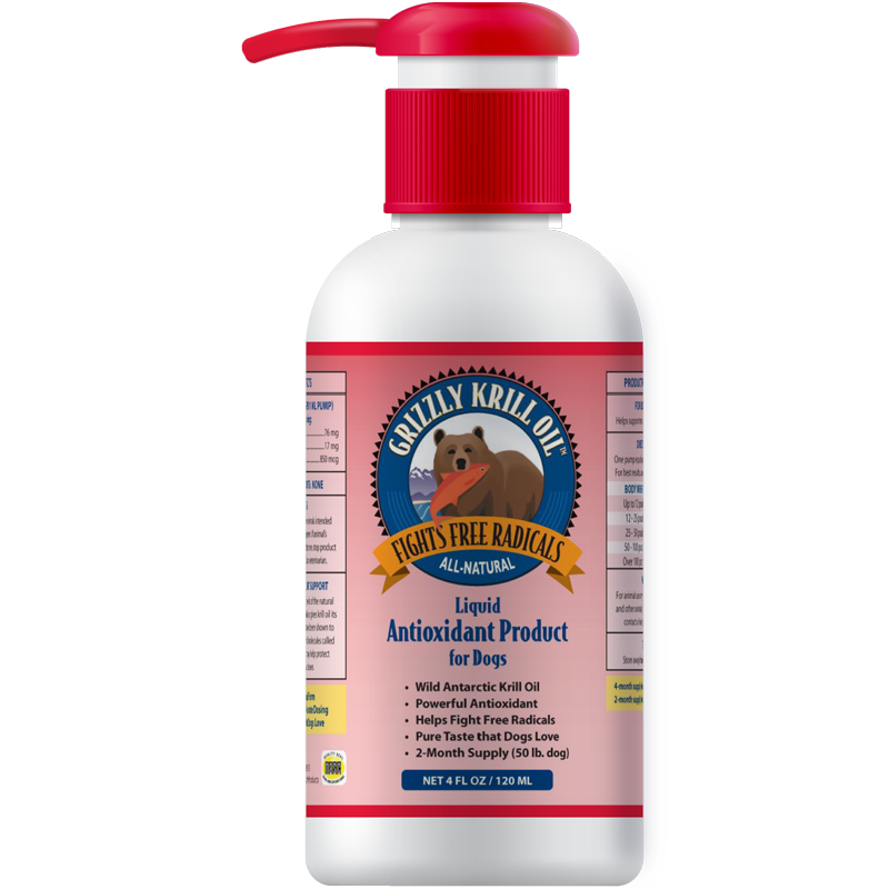 Grizzly Krill Oil Liquid Supplement - 8 oz