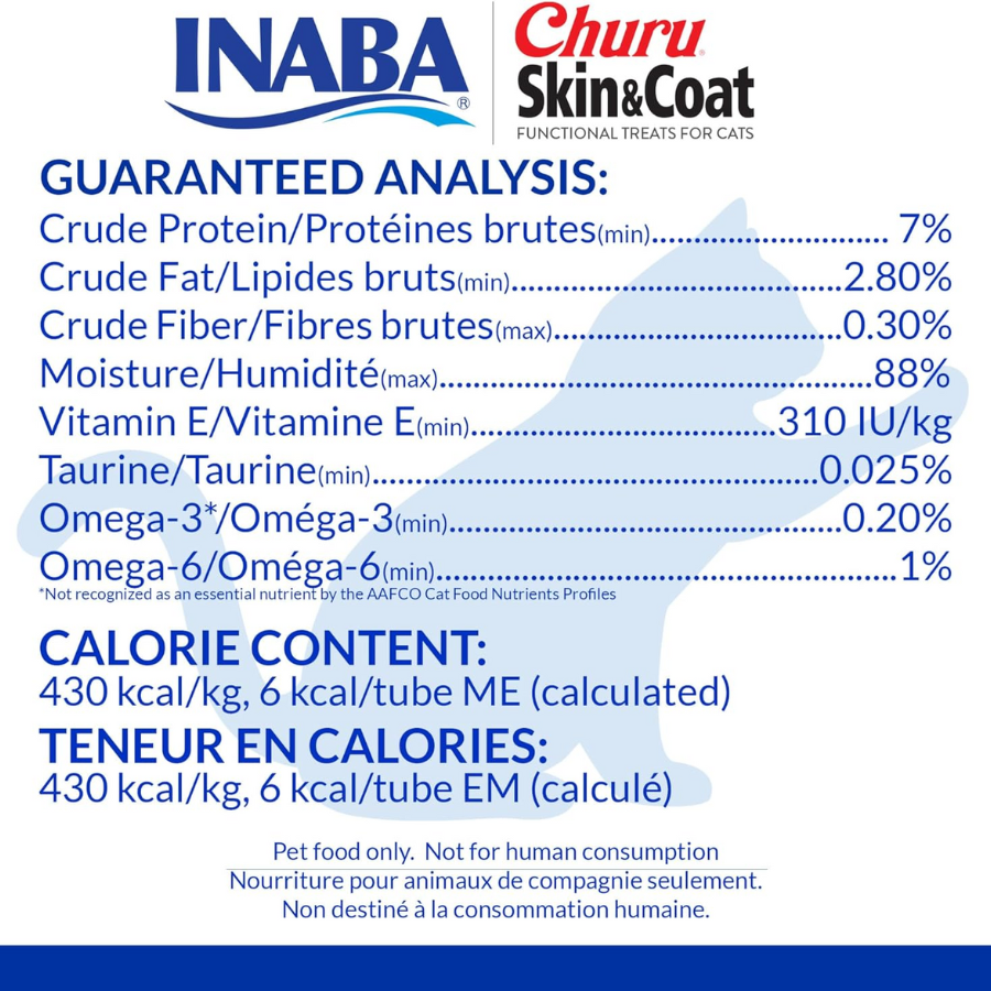 Inaba Churu Skin and Coat Variety Pack - 50 Count