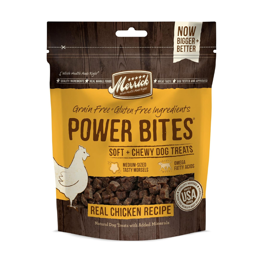 Merrick Power Bites Real Chicken - 6 oz