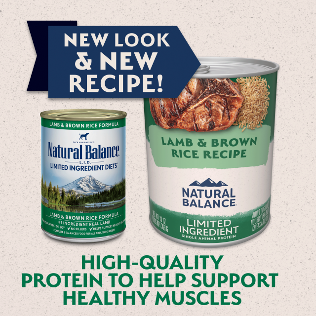 Natural Balance Limited Ingredient Lamb and Brown Rice (12 Cans)