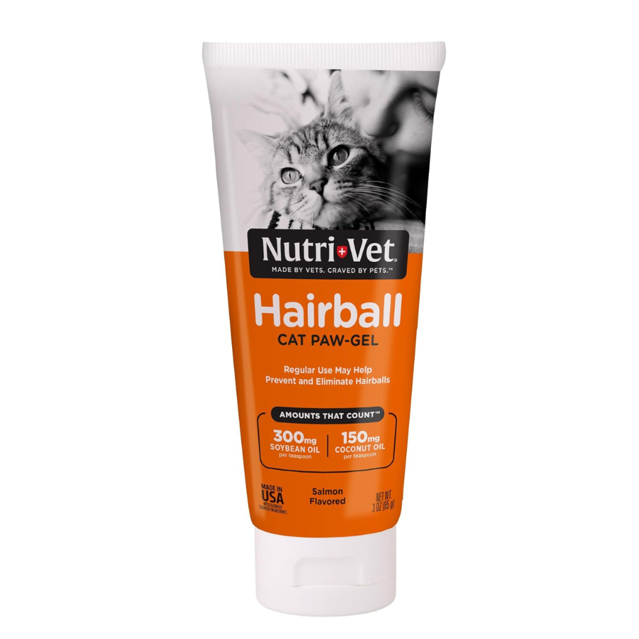 Nutri-Vet Hairball Paw Gel For Cats Salmon