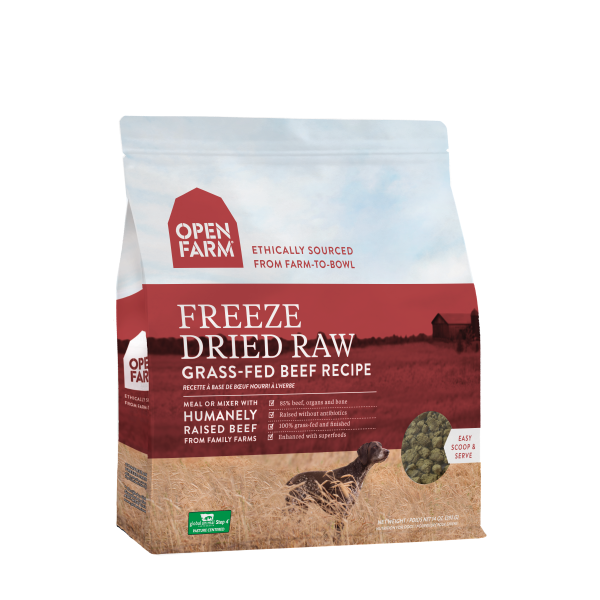 Open Farm Freeze Dried Raw Grass-Fed Beef