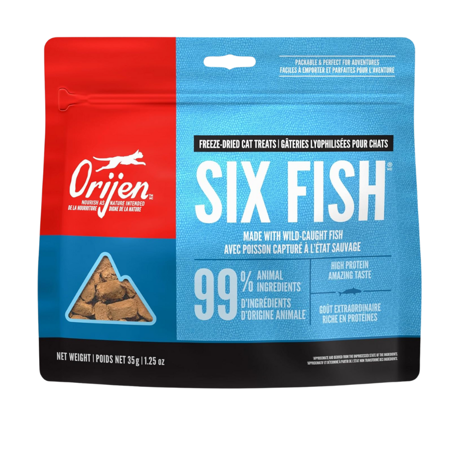 Orijen Freeze-Dried Six Fish Treats for Cats - 1.25 oz