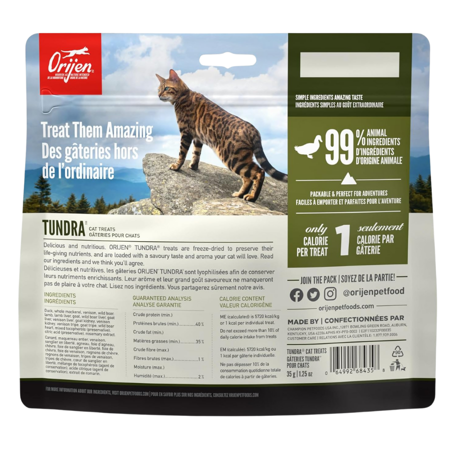 Orijen Freeze-Dried Tundra Treats for Cats - 1.25 oz