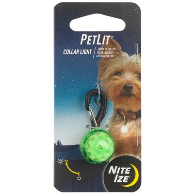 PetLit Collar Light - Lime Jewel