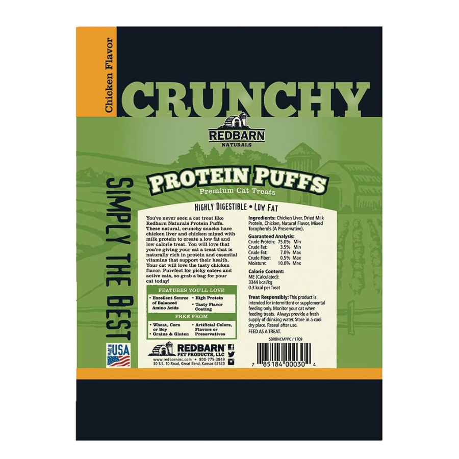 RedBarn Protein Puffs Chicken Cat Treats - 1 oz