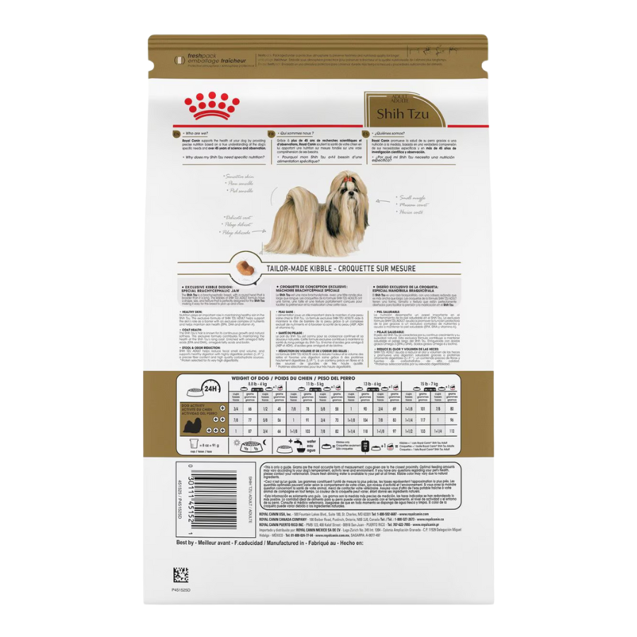 Royal Canin Shih Tzu Adult Dry Dog Food - 10 lbs