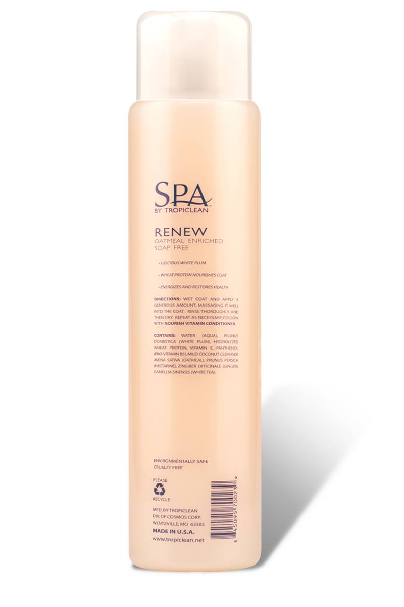 Spa Lavish Renew Shampoo Oatmeal and White Plum - 16 oz