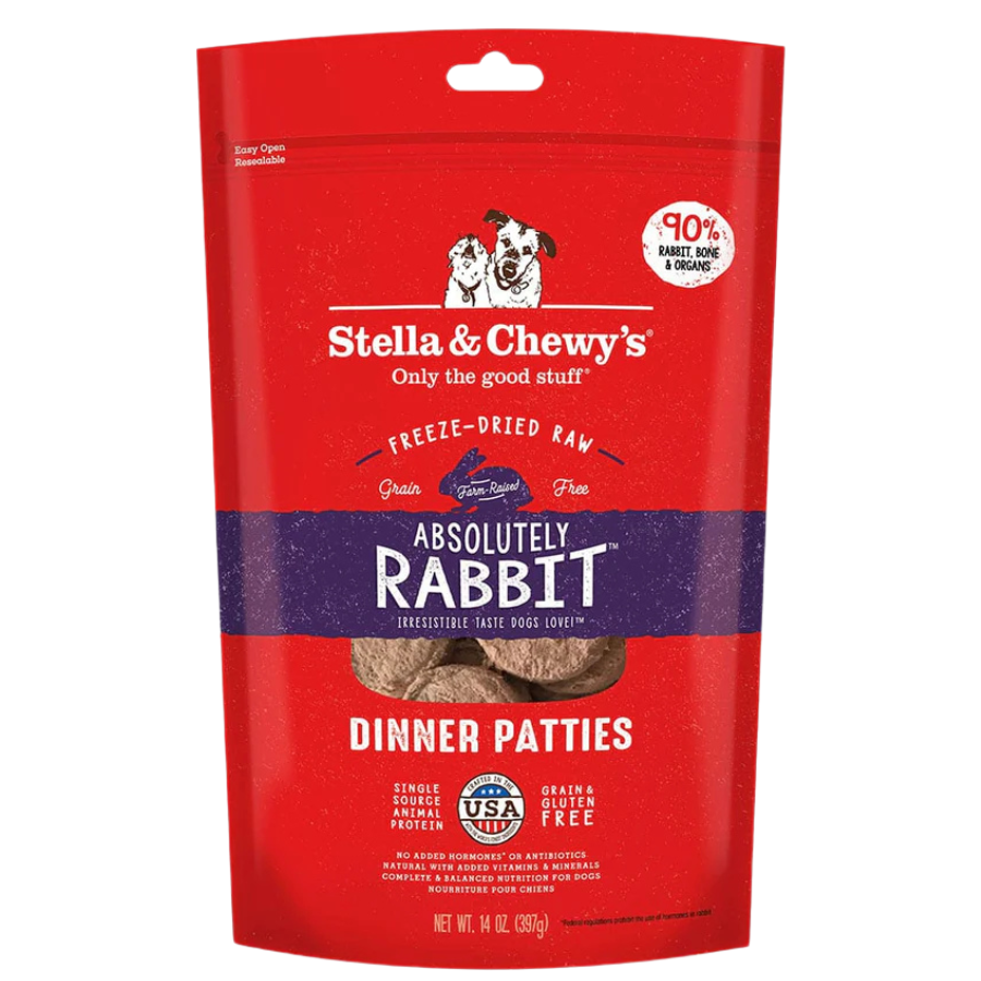 Stella and Chewy's Freeze-Dried Raw Dinner Patties Rabbit