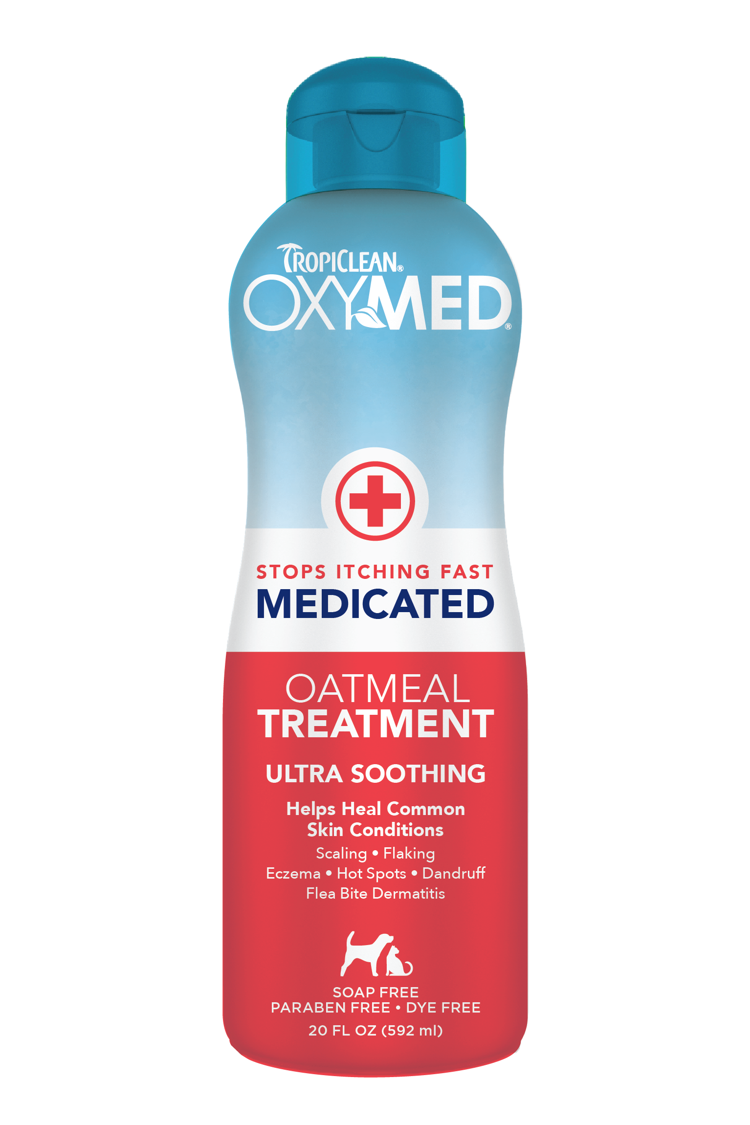 TropiClean OxyMed Medicated Oatmeal Treatment - 20 oz