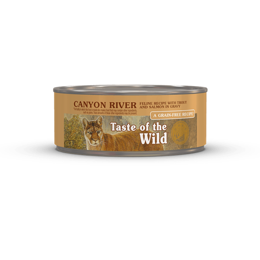 Taste of the Wild Canyon River Feline Formula with Trout and Salmon in Gravy - 5.5 oz