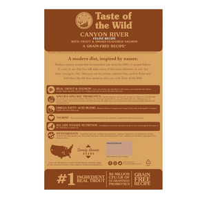 Taste of the Wild Canyon River Feline Recipe with Trout and Smoked Salmon