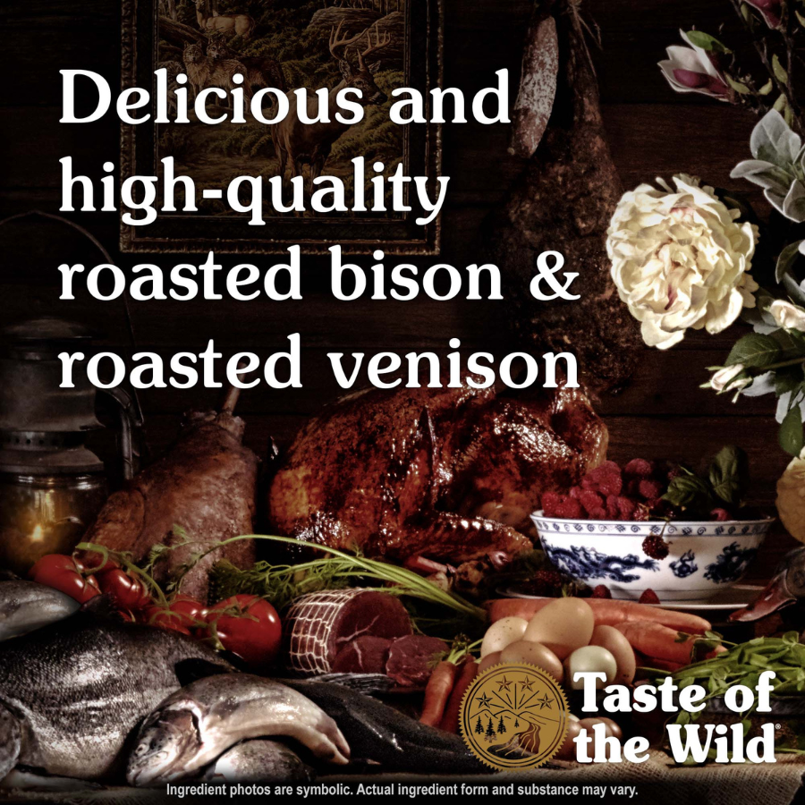 Taste of the Wild High Prairie Canine Recipe with Roasted Bison and Roasted Venison