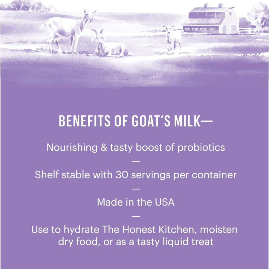 The Honest Kitchen Daily Boosters Instant Goat's Milk with Probiotics