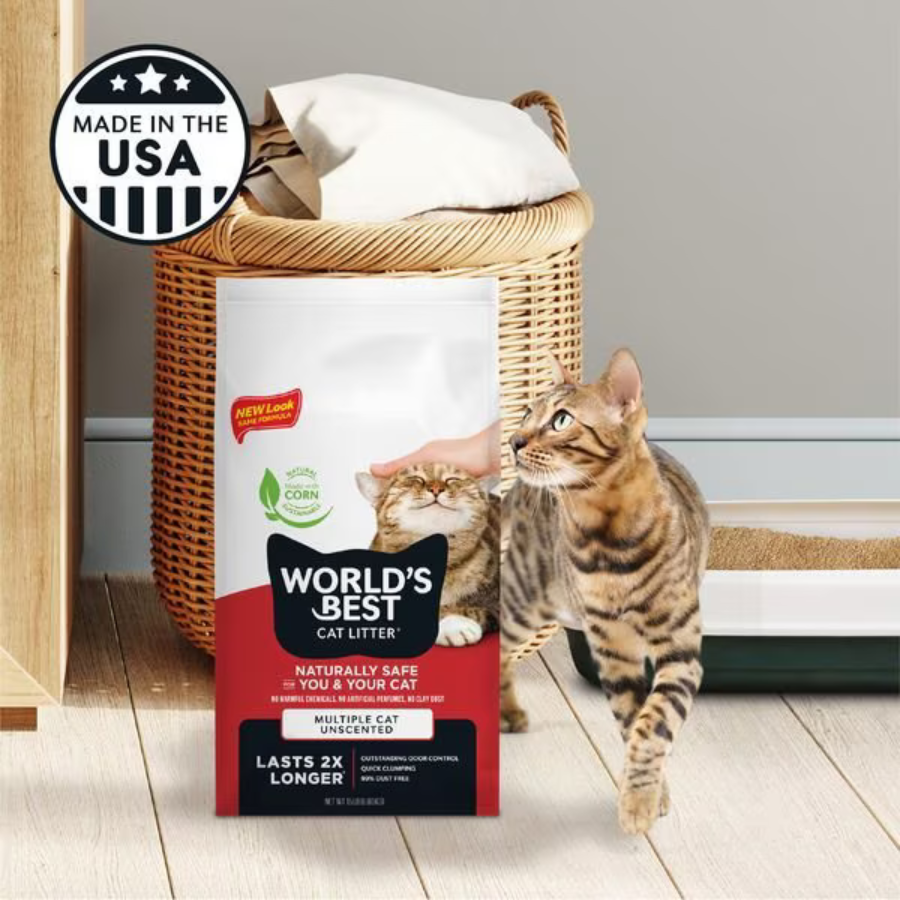 World's Best Multiple Cat Clumping Litter