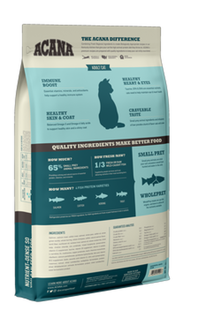 Acana Bountiful Catch Cat Food - 10 lbs