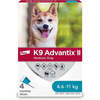 Elanco K9 Advantix II Medium Dog Topical Flea and Tick Treatment - 4.6 to 11 kg