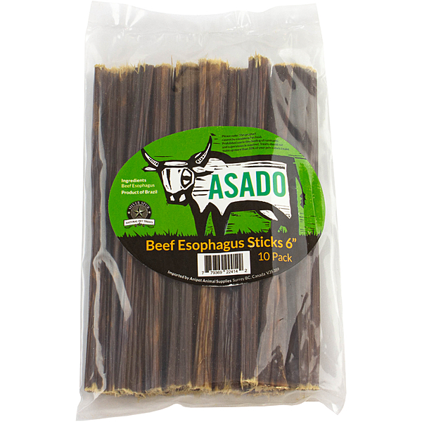 ASADO Beef Esophagus Sticks - 10 Pack