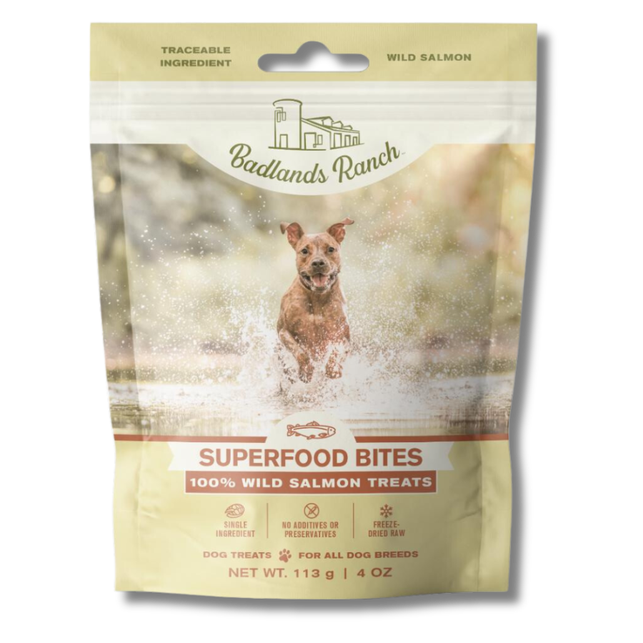 Badlands Ranch Superfood Bites Salmon Treats - 4 oz