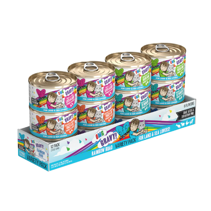 B.F.F. OMG! Rainbow Road Variety Pack - 2.8 oz (12 Pack)