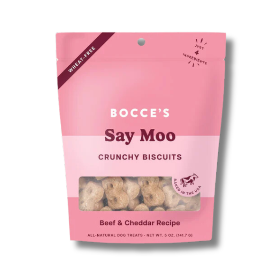 Bocce's Bakery Say Moo Biscuits - 5 oz