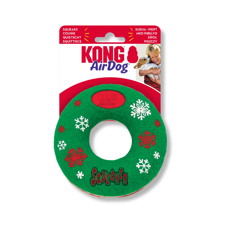 KONG Holiday AirDog Donut