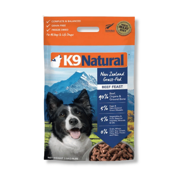 K9 Natural Beef Feast Freeze-Dried Dog Food