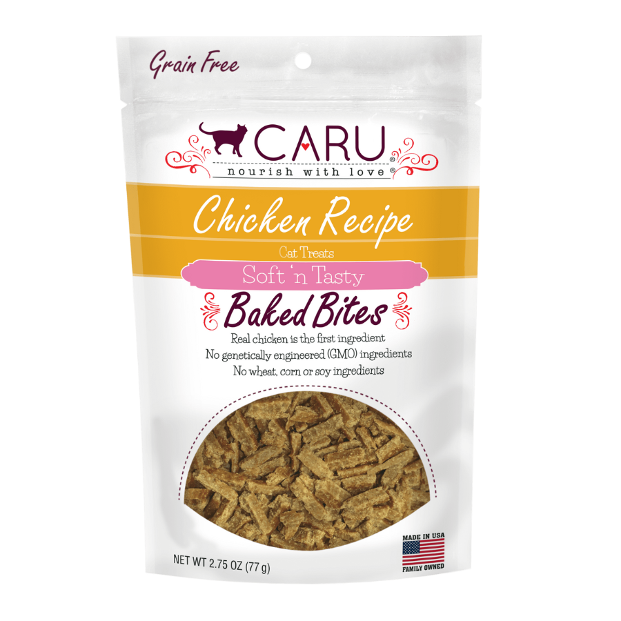 Caru Soft ‘n Tasty Baked Chicken Bites for Cats - 2.75 oz