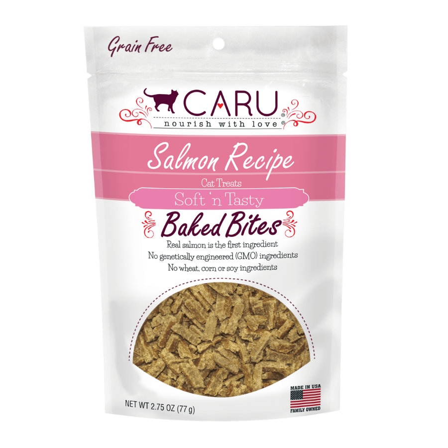 Caru Soft ‘n Tasty Baked Salmon Bites for Cats - 2.75 oz