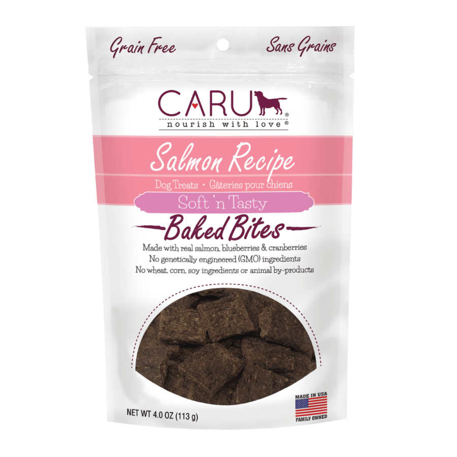 Caru Soft'n Tasty Salmon Dog Treats - 4 oz